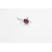 Women's Ring 925 Sterling Silver Natural red star ruby gem stone A 75